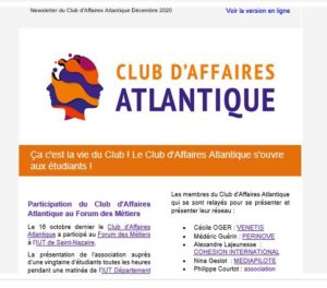 newsletter décembre 2020